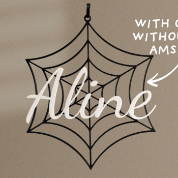 Kişiselleştirilebilir Örümcek Ağı Dekorasyonu - 3D Baskılı Duvar Süsü