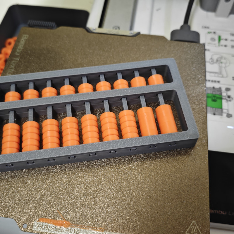 Antik Çin Abaküsü - Eğitici 3D Baskı Matematik Aracı