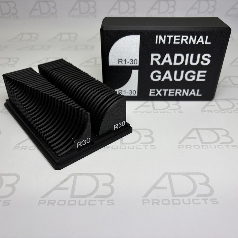 Radius Ölçer Seti - İç ve Dış Fillet Ölçüm Aracı