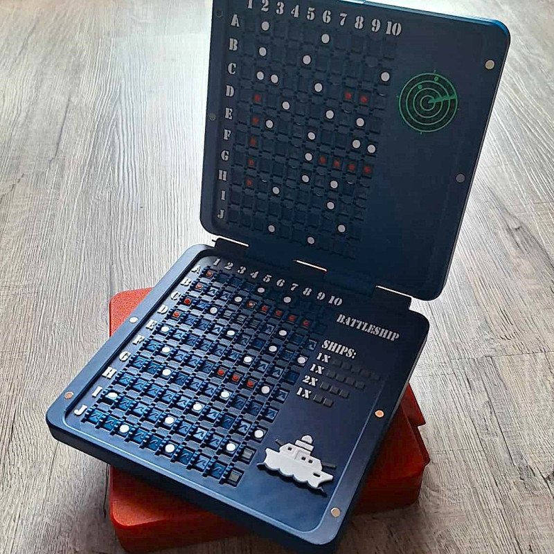 Klasik Savaş Gemisi Oyunu - Parça Kaybı Yok, 3D Baskılı