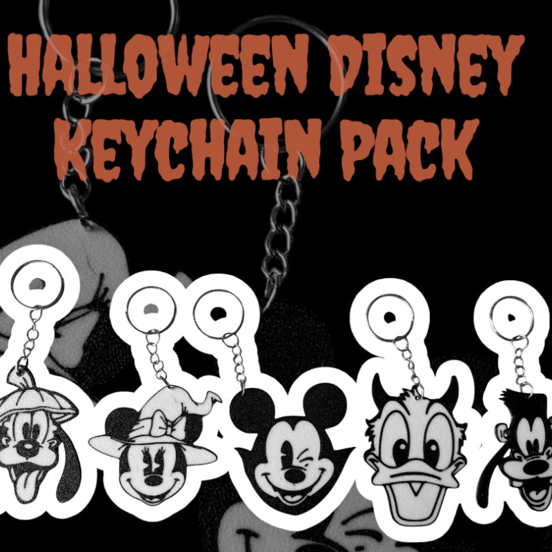 Cadılar Bayramı Disney Anahtarlık Seti - 3D Baskılı Özel Tasarım Cadılar Bayramı Disney Anahtarlık Seti - 3D Baskılı Özel Tasarım