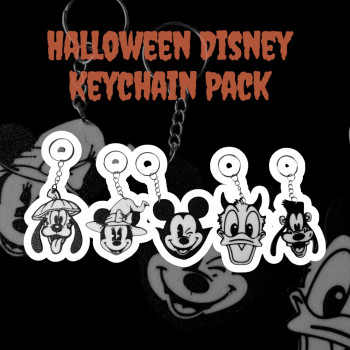 Cadılar Bayramı Disney Anahtarlık Seti - 3D Baskılı Özel Tasarım Cadılar Bayramı Disney Anahtarlık Seti - 3D Baskılı Özel Tasarım