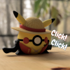 Pikachu Monkey D. Luffy Pokeball 3D Baskılı Koleksiyon Parçası
