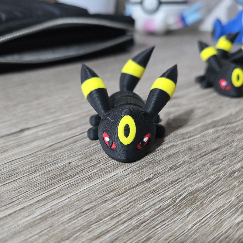 Flexi Umbreon 3D Baskılı Aksesuar ve Anahtarlık - Pokémon Koleksiyon