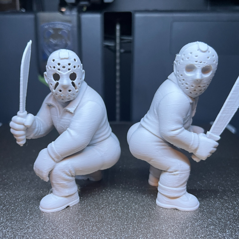 Twerk Yapan Jason 3D Baskılı Korku Figürü - Cadılar Bayramı Dekoru