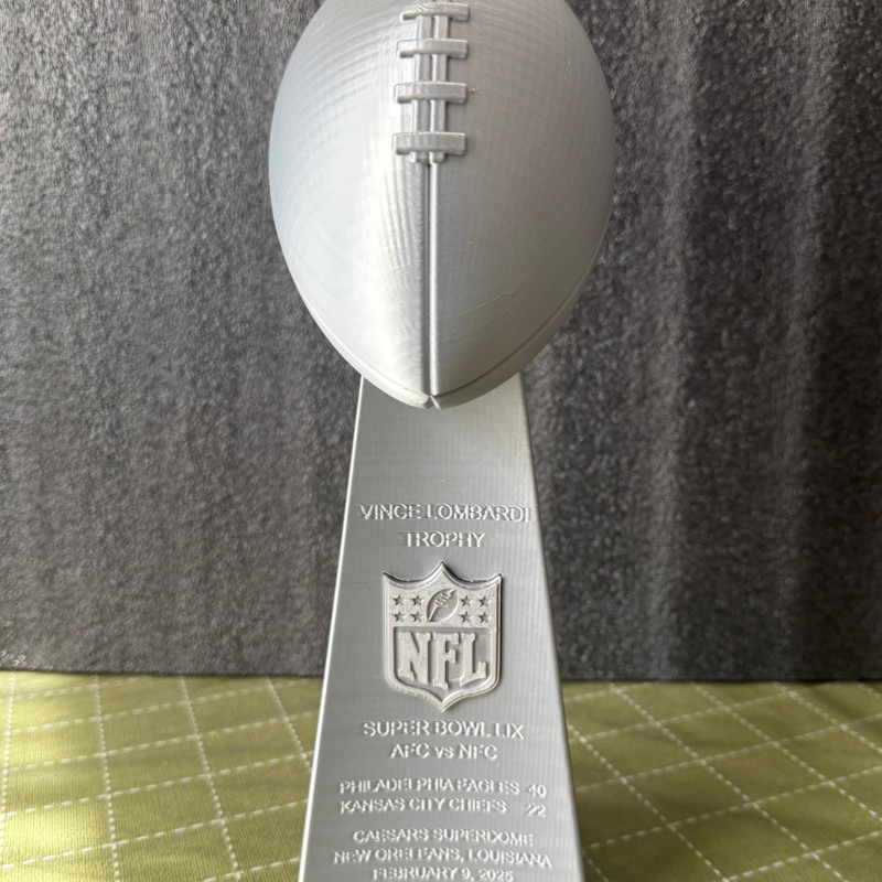Özelleştirilebilir Super Bowl Kupası - 3D Baskı Spor Ödülü