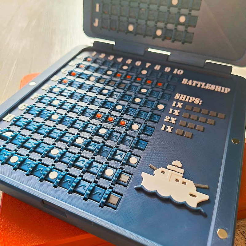 Klasik Savaş Gemisi Oyunu - Parça Kaybı Yok, 3D Baskılı