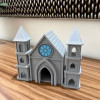 Gotik Kuş Evi Katedral - 3D Baskı Bahçe Dekoru