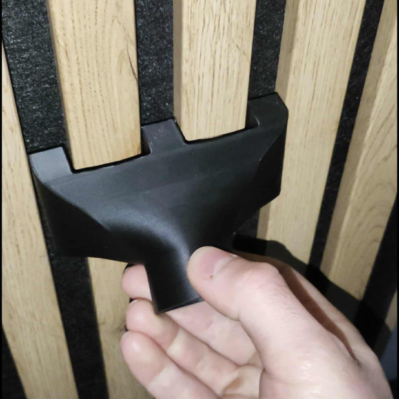 Elektrikli Süpürge Duvar Paneli Temizlik Aparatı - 3D Baskı