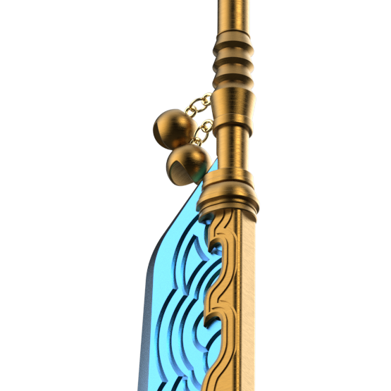 KPOP Demon Hunters Mira Uzun Kılıç - Yetişkin Cosplay Silahı