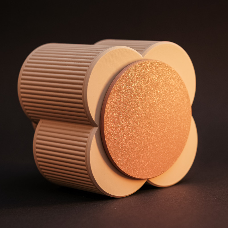 Dönen Masaüstü Organizatör - 3D Baskı Kalemlik ve Aksesuar Düzenleyici