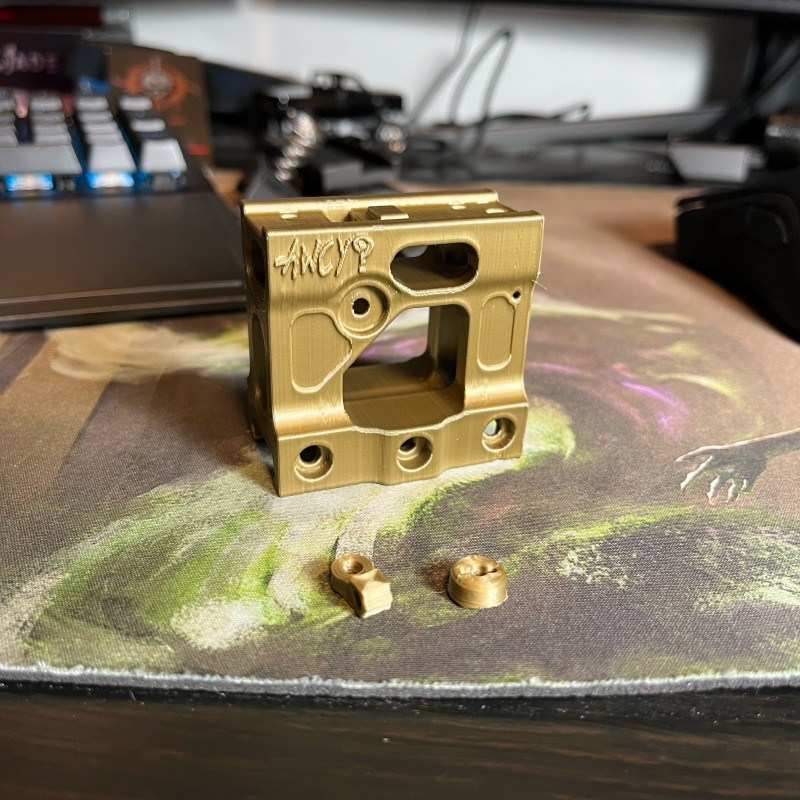 Picatinny DripLyft Yükseltici - 3D Baskı Tüfek Aksesuarı