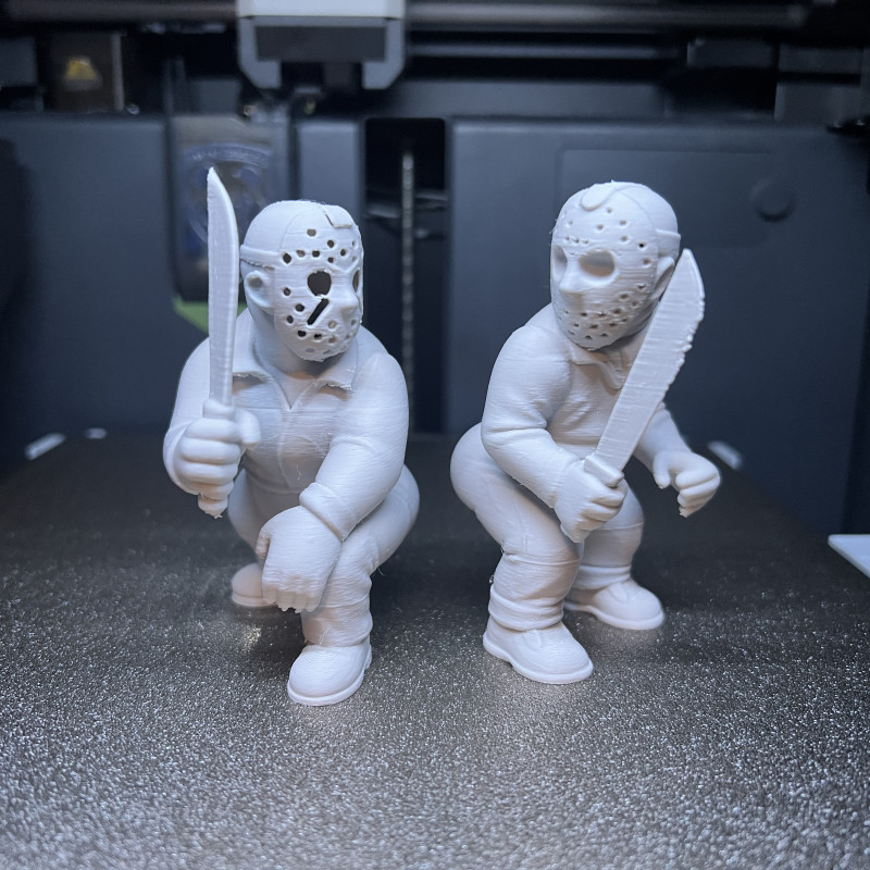 Twerk Yapan Jason 3D Baskılı Korku Figürü - Cadılar Bayramı Dekoru