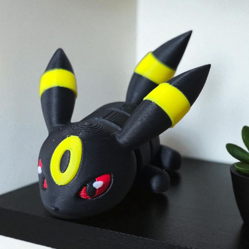 Flexi Umbreon 3D Baskılı Aksesuar ve Anahtarlık - Pokémon Koleksiyon