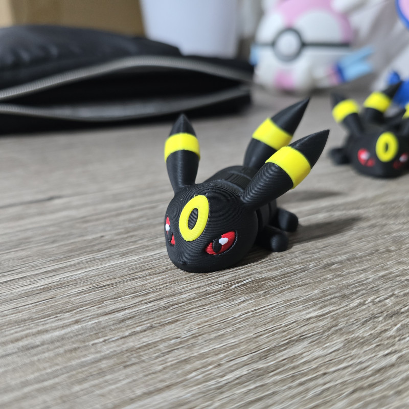 Flexi Umbreon 3D Baskılı Aksesuar ve Anahtarlık - Pokémon Koleksiyon