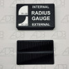 Radius Ölçer Seti - İç ve Dış Fillet Ölçüm Aracı