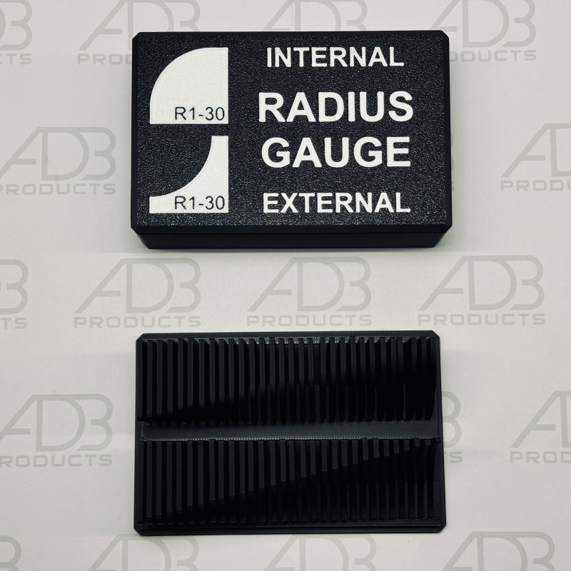 Radius Ölçer Seti - İç ve Dış Fillet Ölçüm Aracı