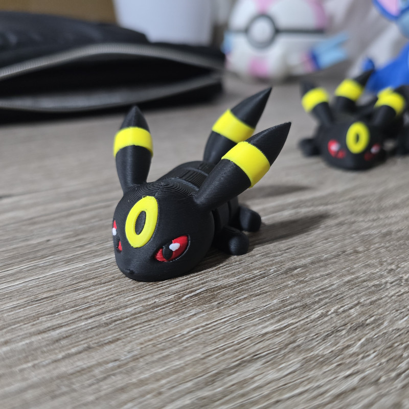 Flexi Umbreon 3D Baskılı Aksesuar ve Anahtarlık - Pokémon Koleksiyon