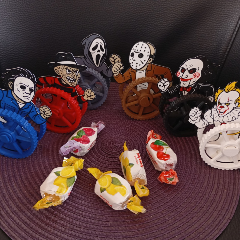 Halloween Film Karakterleri Denge Oyuncakları Seti - 3D Baskı