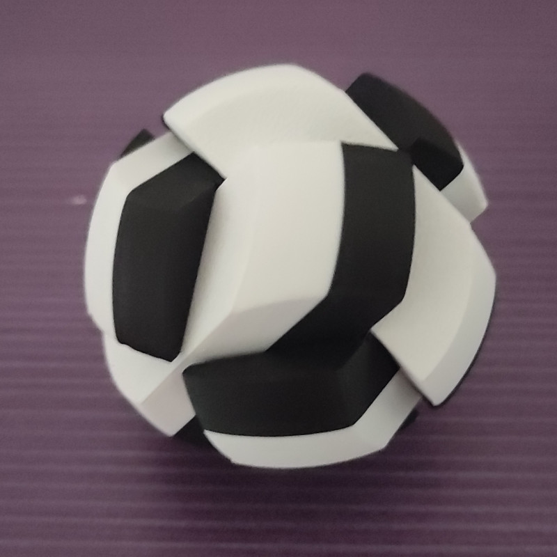 3D Küre Puzzle - Zeka Geliştirici 6 Parça Oyuncağı