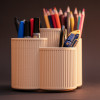 Dönen Masaüstü Organizatör - 3D Baskı Kalemlik ve Aksesuar Düzenleyici