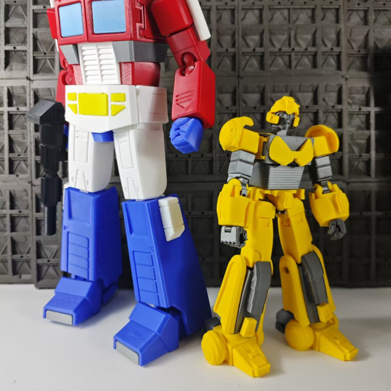 Transformers Bumblebee Origin Hareketli 3D Model - Robotik Hobi