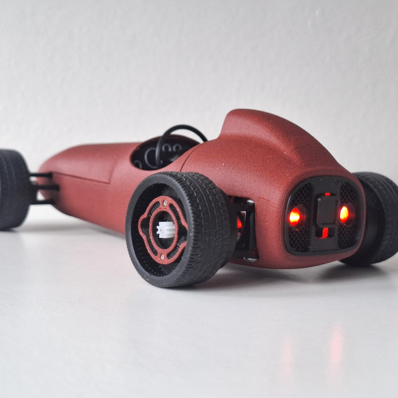 Vintage Formula CyberBrick RC Araba - 3D Baskı Hobi Seti