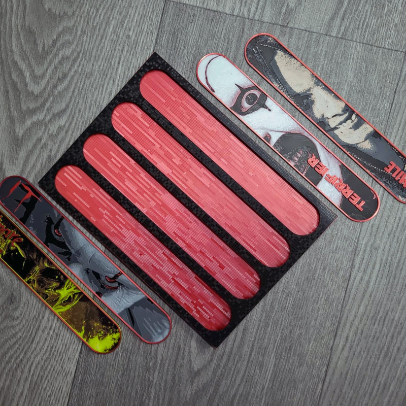 Korku Temalı 3D Baskılı Kitap Ayracı Seti - 4 Farklı Tasarım