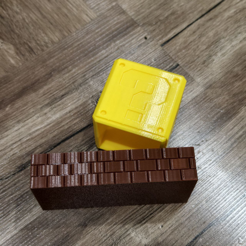 Mario Tuğla Stili Masa Düzenleyici - 3D Baskılı Ofis Organizatör Mario Tuğla Stili Masa Düzenleyici - 3D Baskılı Ofis Organizatör