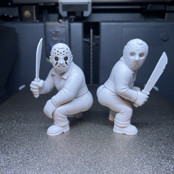 Twerk Yapan Jason 3D Baskılı Korku Figürü - Cadılar Bayramı Dekoru