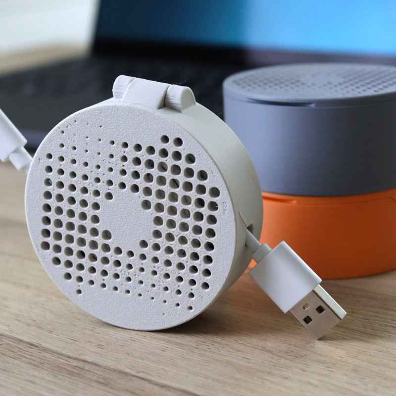 Manyetik Kablo Sarıcı - Taşınabilir Kablo Organizatör 3D Baskı