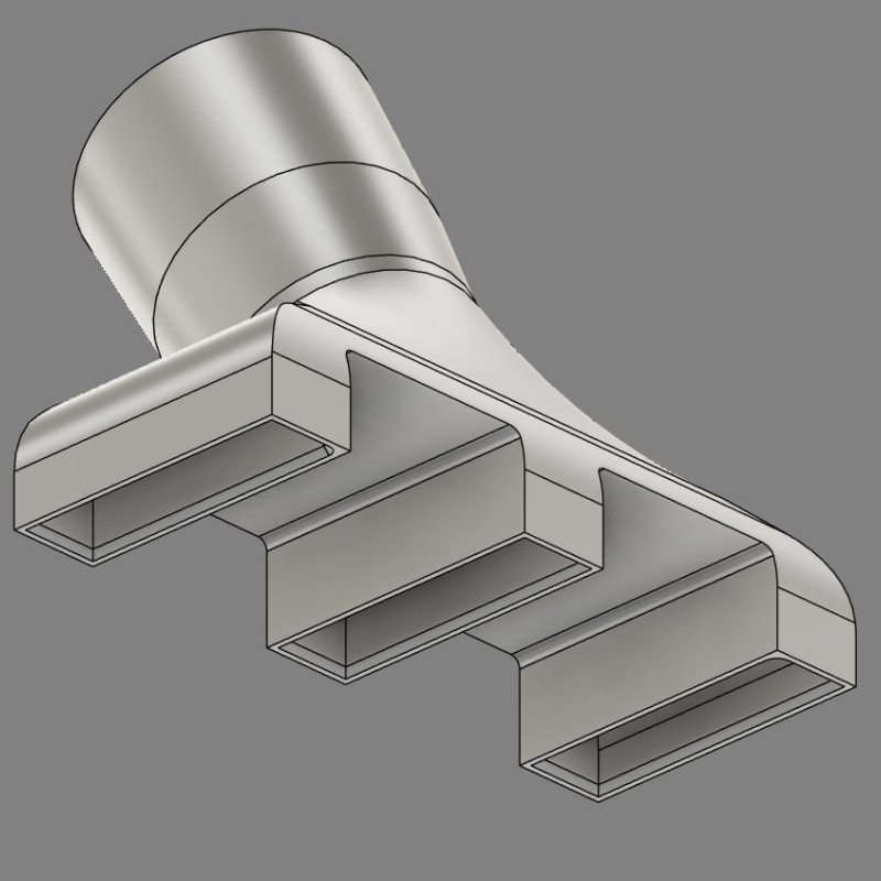 Elektrikli Süpürge Duvar Paneli Temizlik Aparatı - 3D Baskı