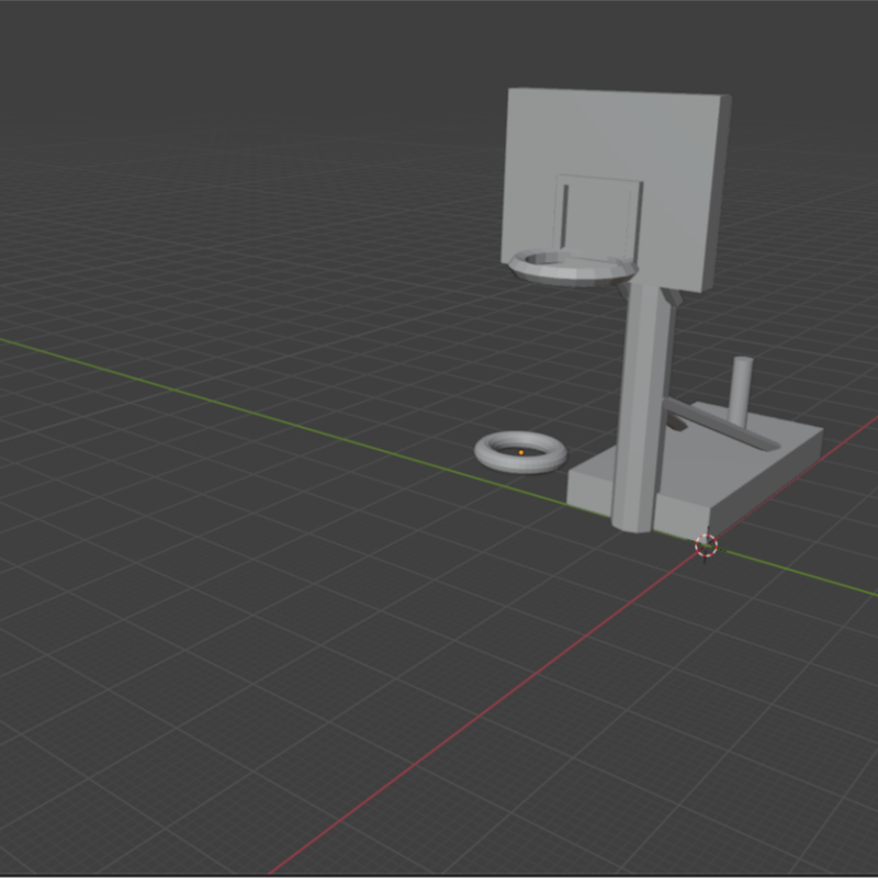 Masaüstü 2li Basketbol ve Halka Atma Oyun Seti - 3D Baskı