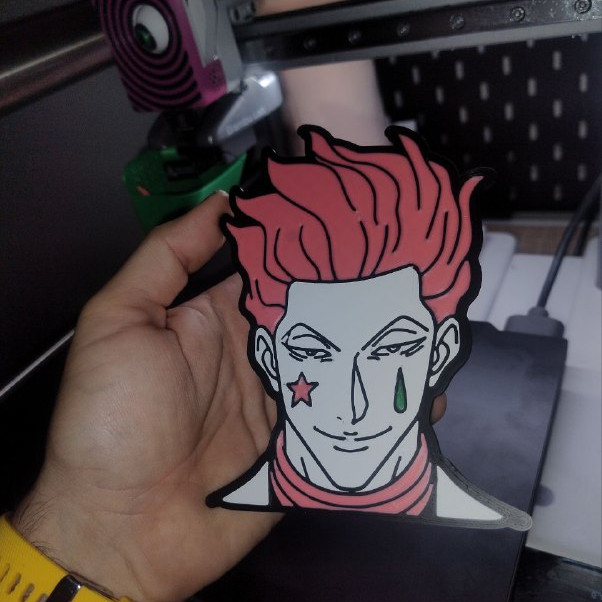 Hisoka Skadis Dekoratif Figür - Hunter x Hunter 3D Baskı