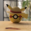 Pikachu Monkey D. Luffy Pokeball 3D Baskılı Koleksiyon Parçası
