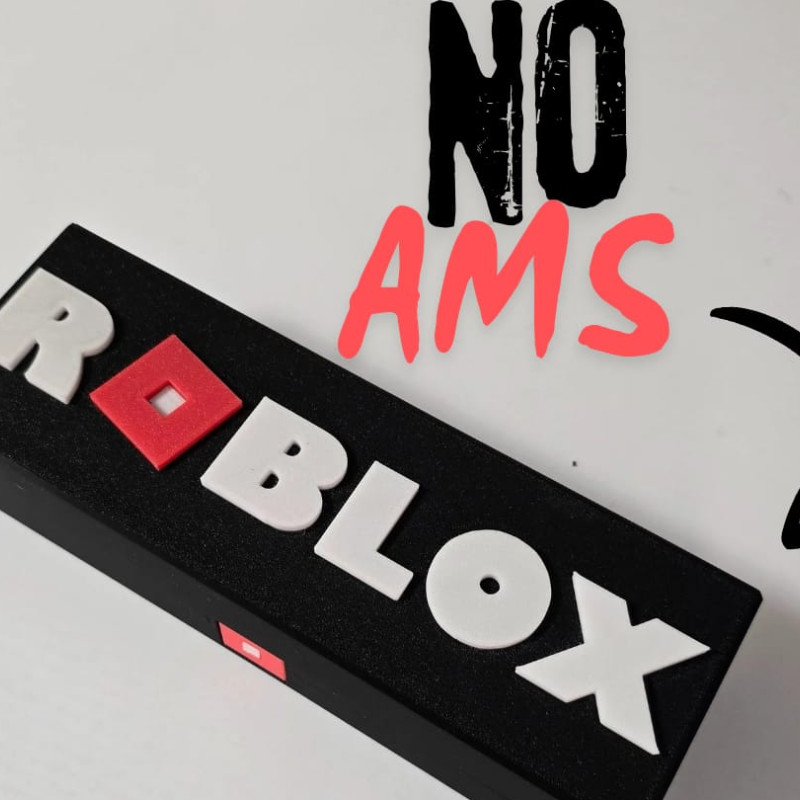 Roblox Temalı Özel Kalem Kutusu - 3D Baskılı Eğitim Aksesuarı