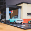 Chick-fil-A 1:64 Ölçekli 3D Baskı Diorama Seti - Mini Restoran Modeli