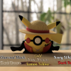 Pikachu Monkey D. Luffy Pokeball 3D Baskılı Koleksiyon Parçası