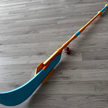 KPOP Demon Hunters Mira Uzun Kılıç - Yetişkin Cosplay Silahı