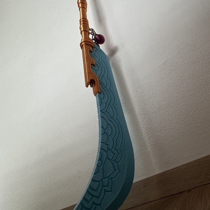 KPOP Demon Hunters Mira Uzun Kılıç - Yetişkin Cosplay Silahı