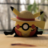 Pikachu Monkey D. Luffy Pokeball 3D Baskılı Koleksiyon Parçası