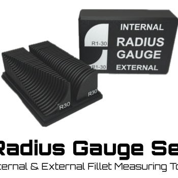 Radius Ölçer Seti - İç ve Dış Fillet Ölçüm Aracı