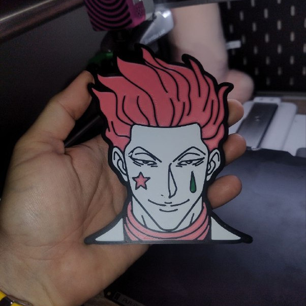 Hisoka Skadis Dekoratif Figür - Hunter x Hunter 3D Baskı