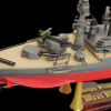 USS West Virginia 3D Baskılı Gemi Modeli - Tarihi Savaş Gemisi