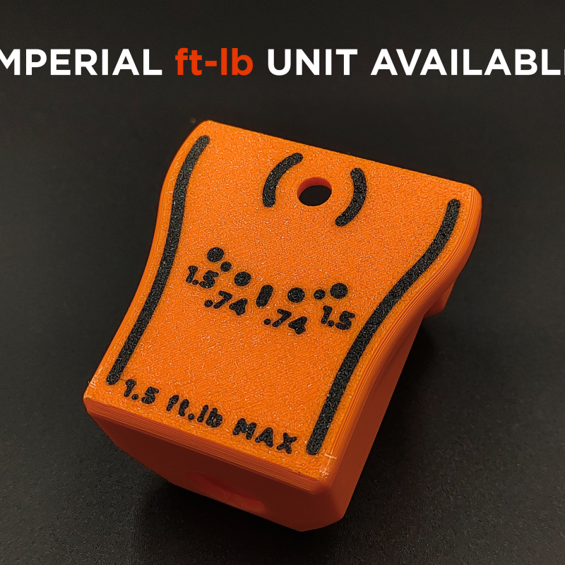 3D Baskı Tork Ölçer - Dijital Göstergeli El Aleti