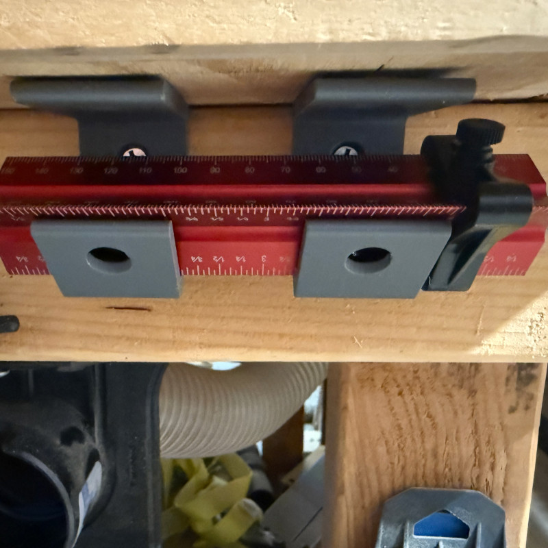 Ahşap İşleri Cetvel Askısı - 3D Baskı Mimar Cetvel Tutucu