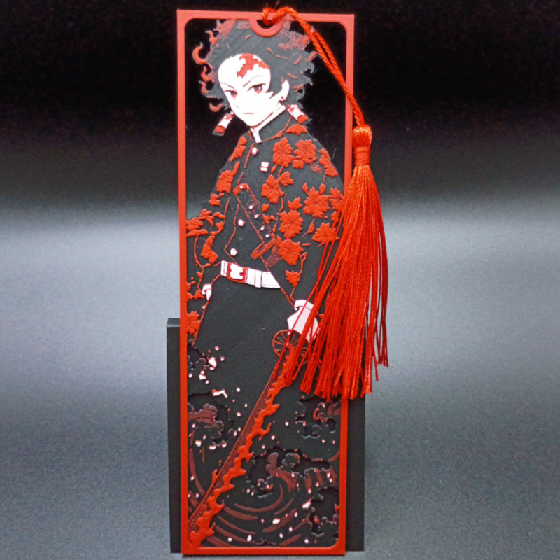 Tanjiro Kitap Ayracı - Demon Slayer 3D Baskı Özel Tasarım