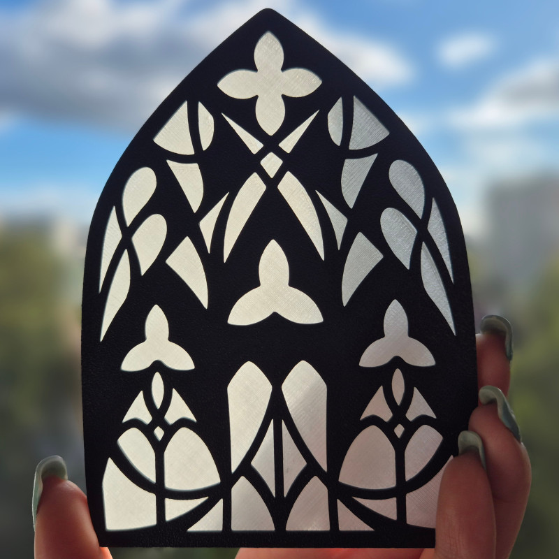 Vitray Yapboz Kutusu - 3D Baskılı Dekoratif Puzzle