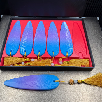 KPop Demon Hunters Zoey Shin-kal Kore Silahı - 3D Baskı Cosplay Aksesuarı