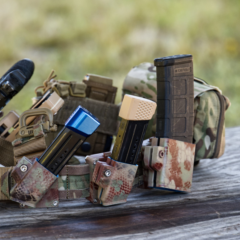 Parametrik Çift Sıra Tabanca Şarjör Taşıyıcı - 3D Baskı Modüler Atış Kemeri Aksesuarı